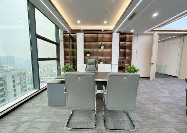 南山科技园深圳湾科技生态园520平精装办公室双面采光+9