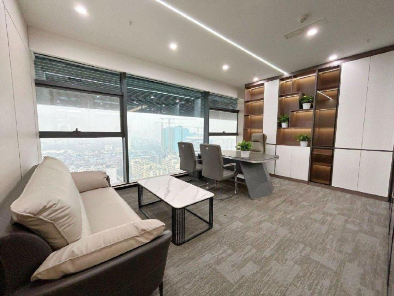 南山科技园深圳湾科技生态园520平精装办公室双面采光+