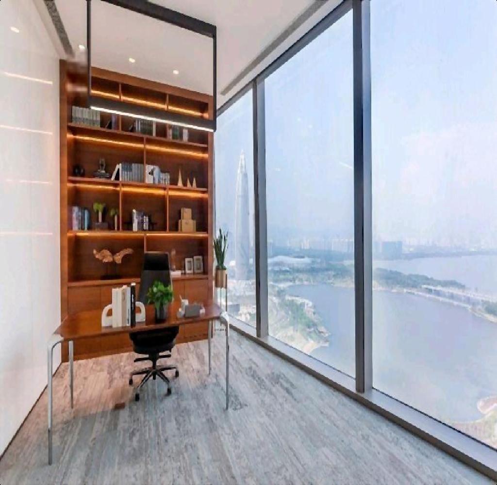 VR实拍，全新豪装丨深圳湾1号丨500平带家私，办公室出租