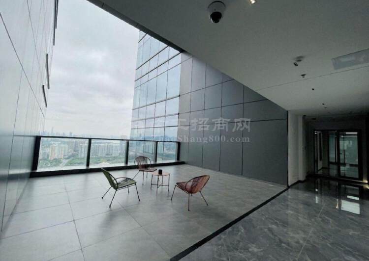 深圳湾生态园高层豪装带阳台1200平三面采光看海景可总部3