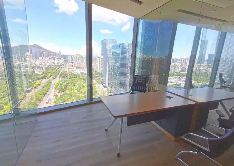 总部办公室深圳湾壹号整层3000平高层视野豪装看海景8