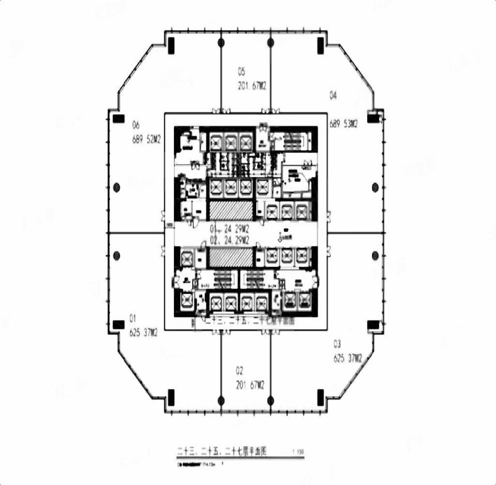 宝能中心罗湖笋岗CBD双地口精装修写字楼拎包入驻+++3