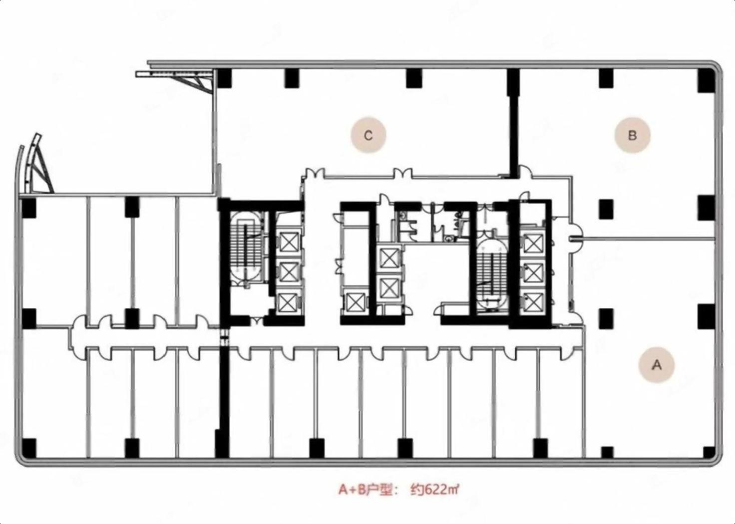 罗湖国贸新楼7加1格局精装带家私拎包入住兆鑫汇金广场2