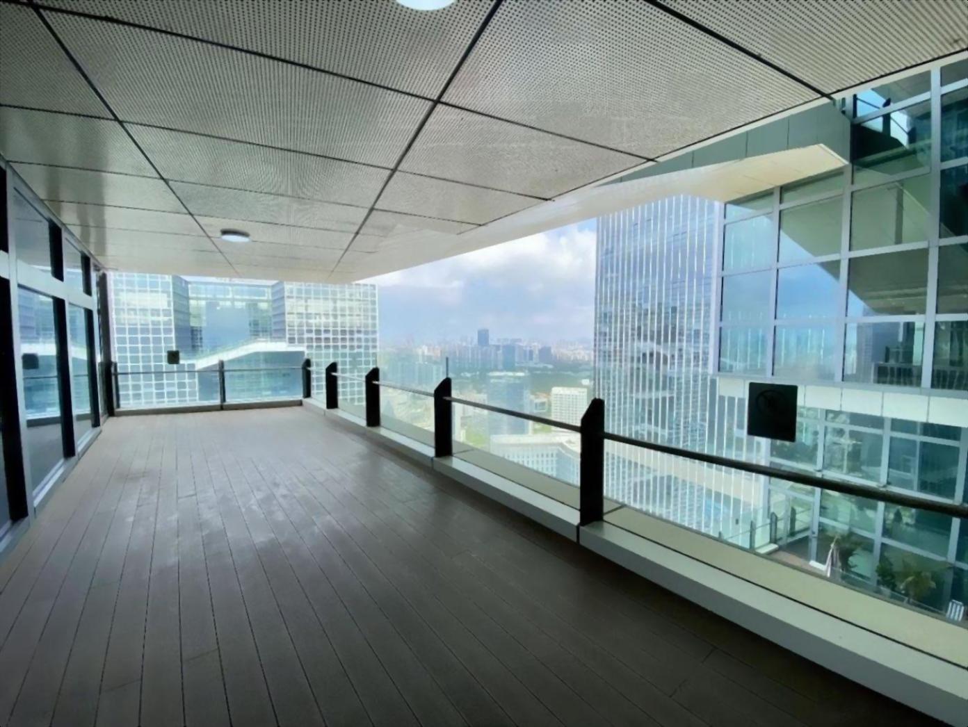 办公室出租丨百度总部丨豪装1000平丨看海景大阳台丨地铁口房