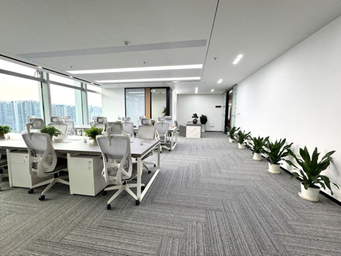 深圳北宝山时代大厦精装办公室大小面积带家私空调