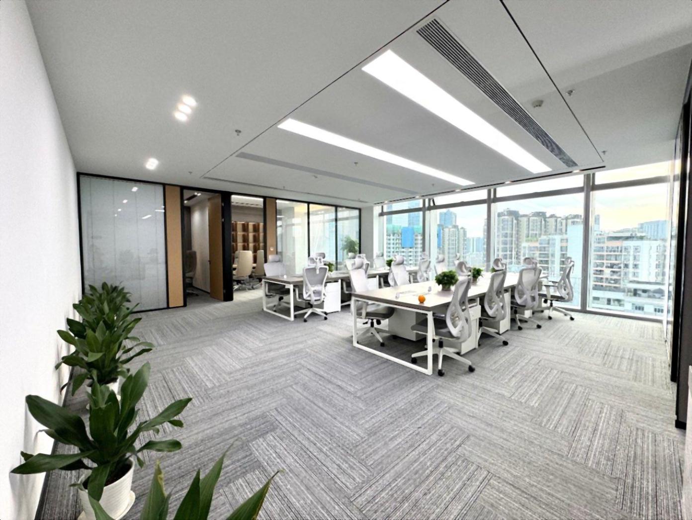 深圳北宝山时代大厦精装办公室大小面积带家私空调