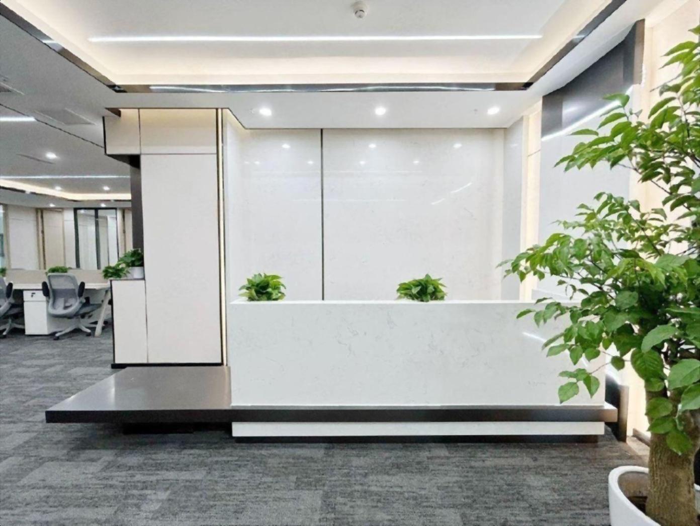 科技园南区高新南地铁口科技生态园500平精装办公室双面