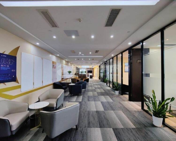 双地铁口，深圳湾科技生态园豪装800平海景办公楼