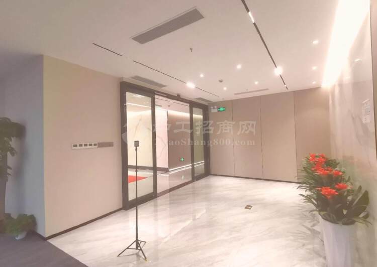 中洲控股中心500平高层海景双面采光全套家私豪装电梯口2