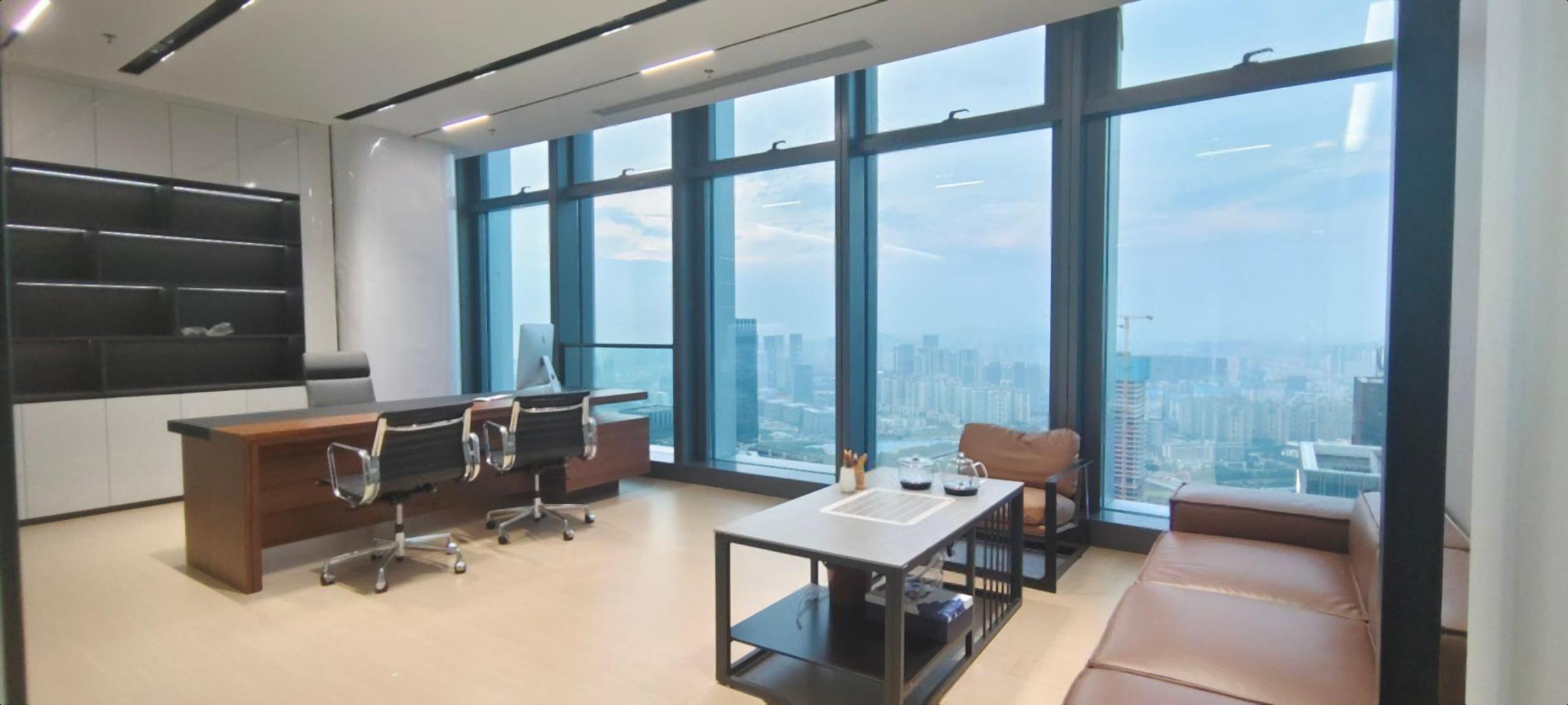 一线海景办公喜之郎大厦500平豪华装修带全套家私双地铁口！