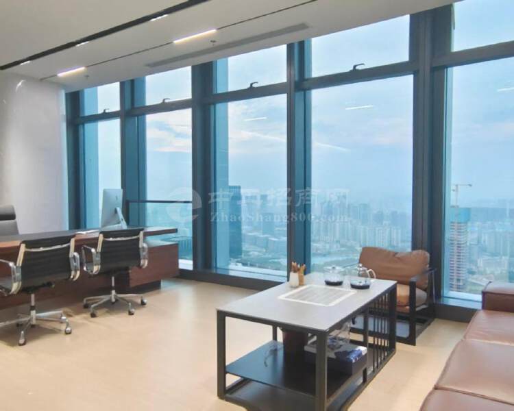 开发商汉京金融中心500平豪华装修家私齐全采光好高使用率