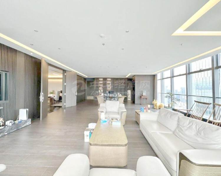 园林办公深圳湾科技生态园超高层豪装1000平带家私