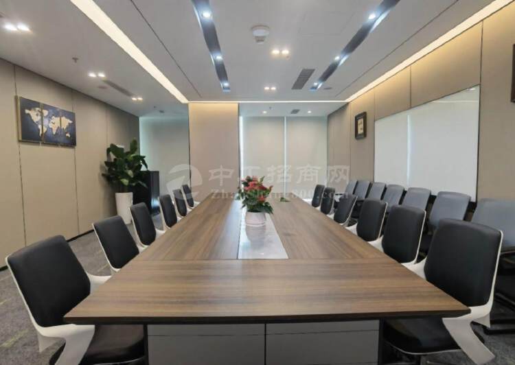 中洲控股大厦高层3加1格局220平精装修配全套家私办公室4