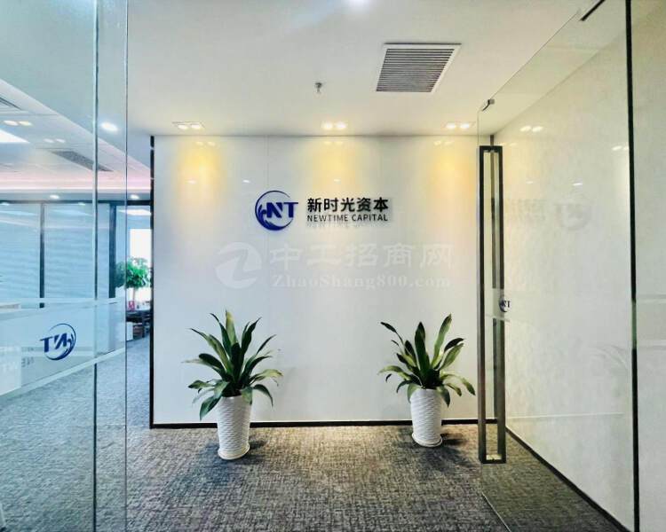 中洲控股大厦高层3加1格局220平精装修配全套家私办公室