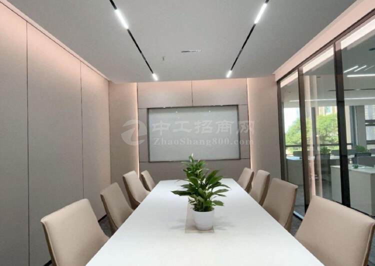 租金80元深圳湾科技生态园500平精装带家私办公室户型方正9