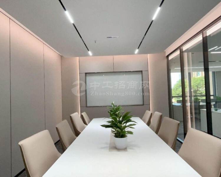 租金80元深圳湾科技生态园500平精装带家私办公室户型方正