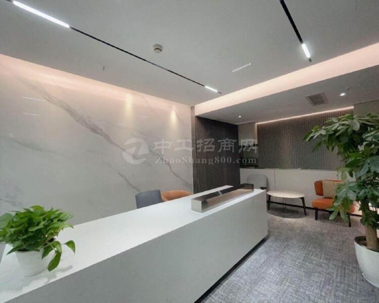 租金80元深圳湾科技生态园500平精装带家私办公室户型方正