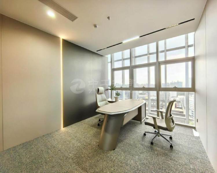 彩讯科技大厦1188平办公室大气前台高层电梯口带精装带阳台