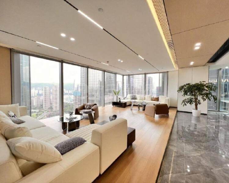 华侨城智慧广场整层800平科技风格精装带家私两个大露台