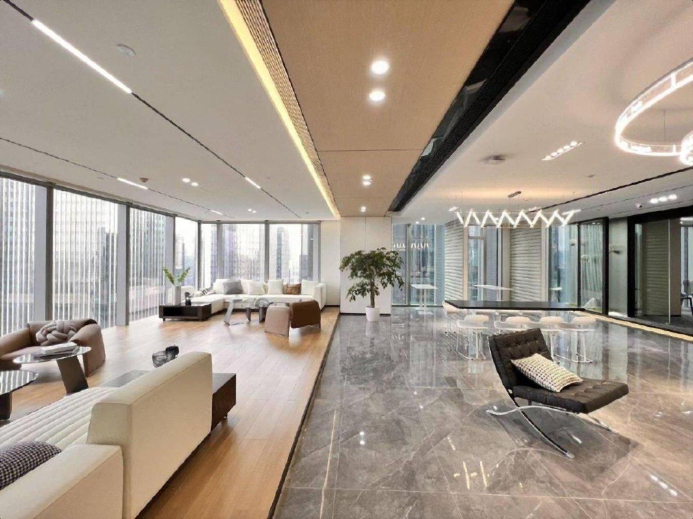 华侨城智慧广场整层800平科技风格精装带家私两个大露台