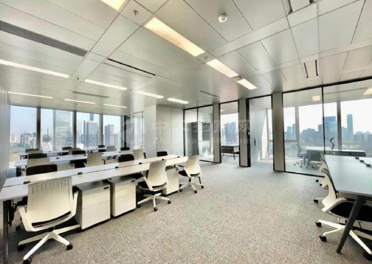 深南大道高端写字楼汉京金融中心168平米精装随时看房7