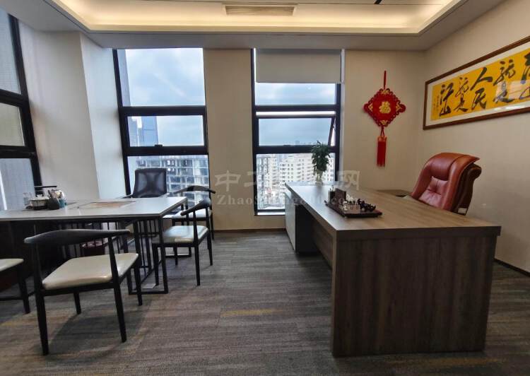 龙华地铁口精装修写字楼办公室200平方出租开发商直租9