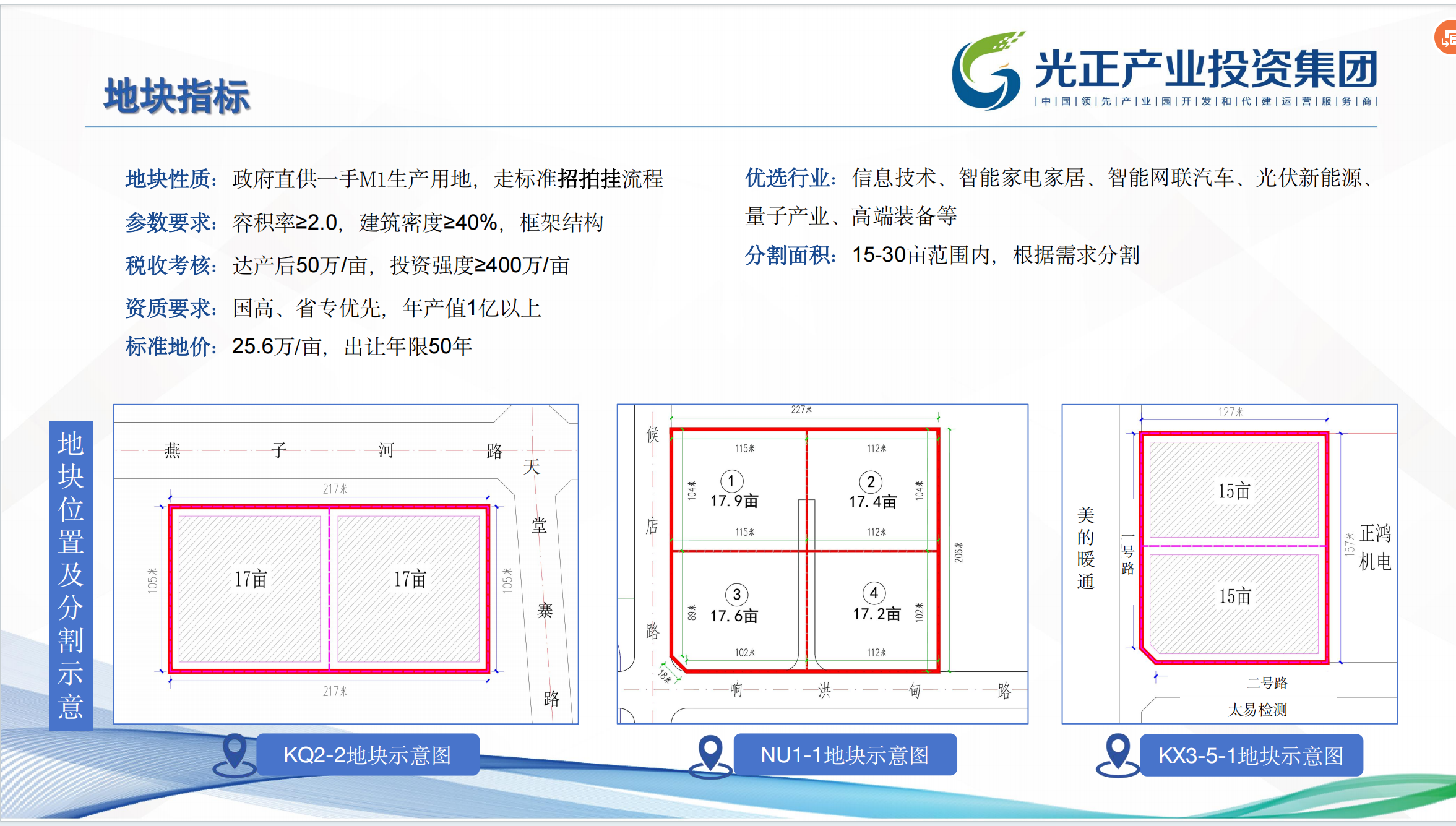 合肥高新区少量工业地块指标，优质企业优先享受政府政策2