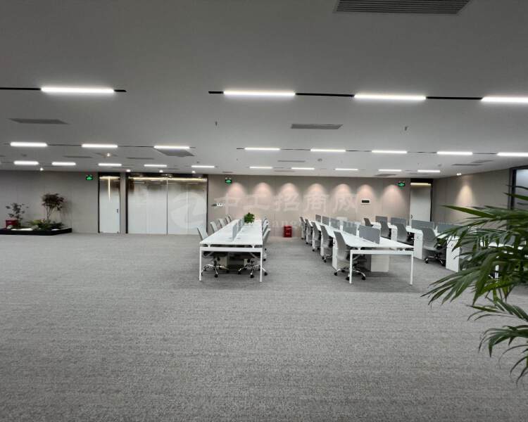 彩讯科技大厦300平全新豪装配家私双面采光物业！