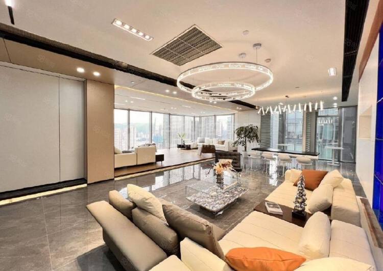 华侨城智慧广场小整层800平科技装修带家私带两个露台5