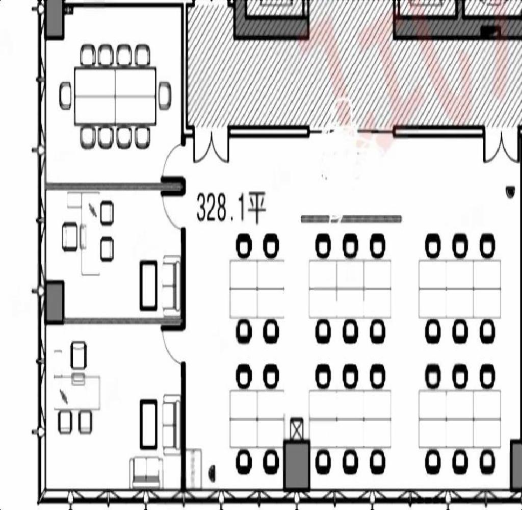 洪浪北！全新精装350平，高层电梯口随时可以看房的6