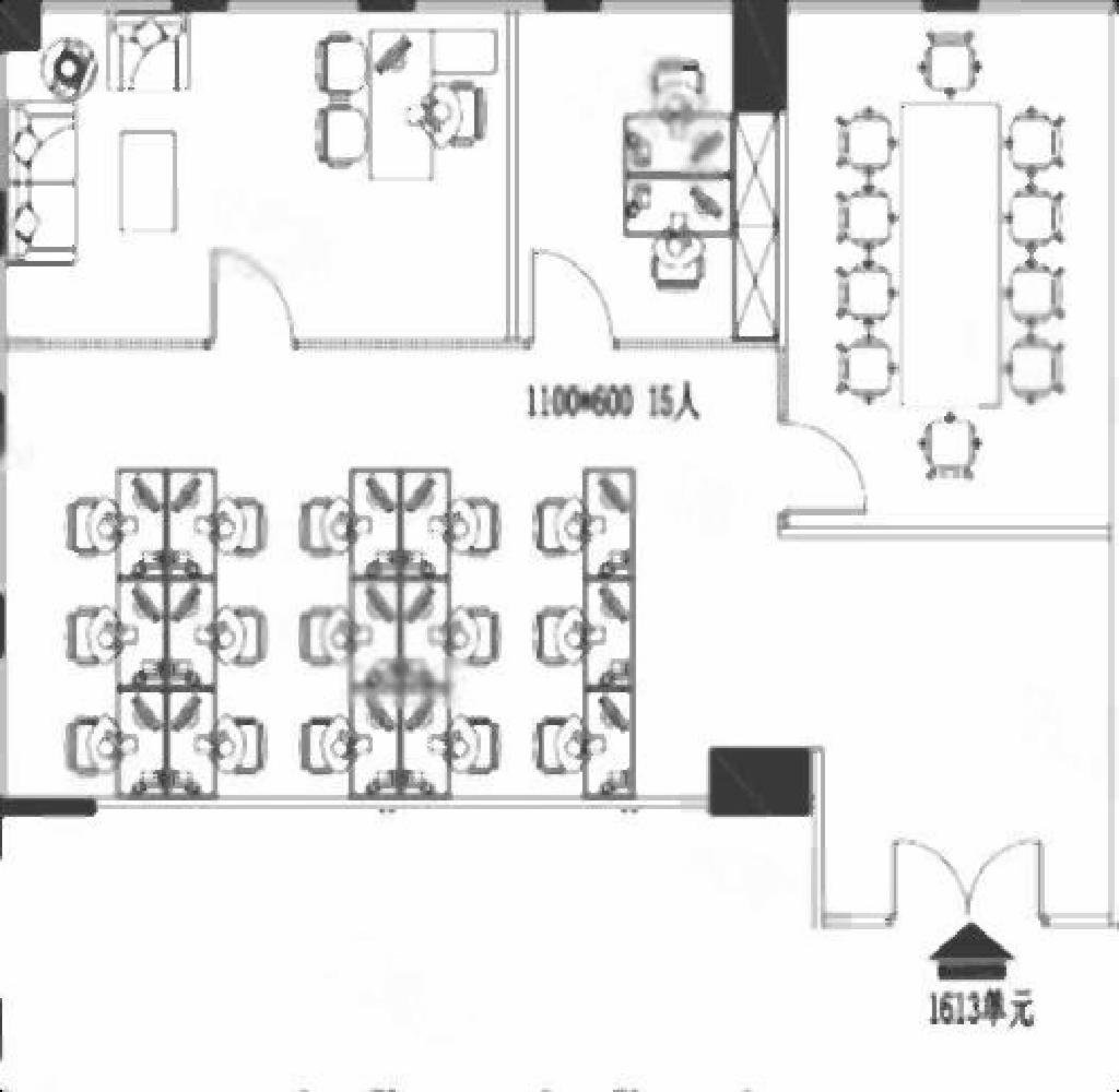 免用龙华地铁精装修落地窗办公室出行方便好招工2