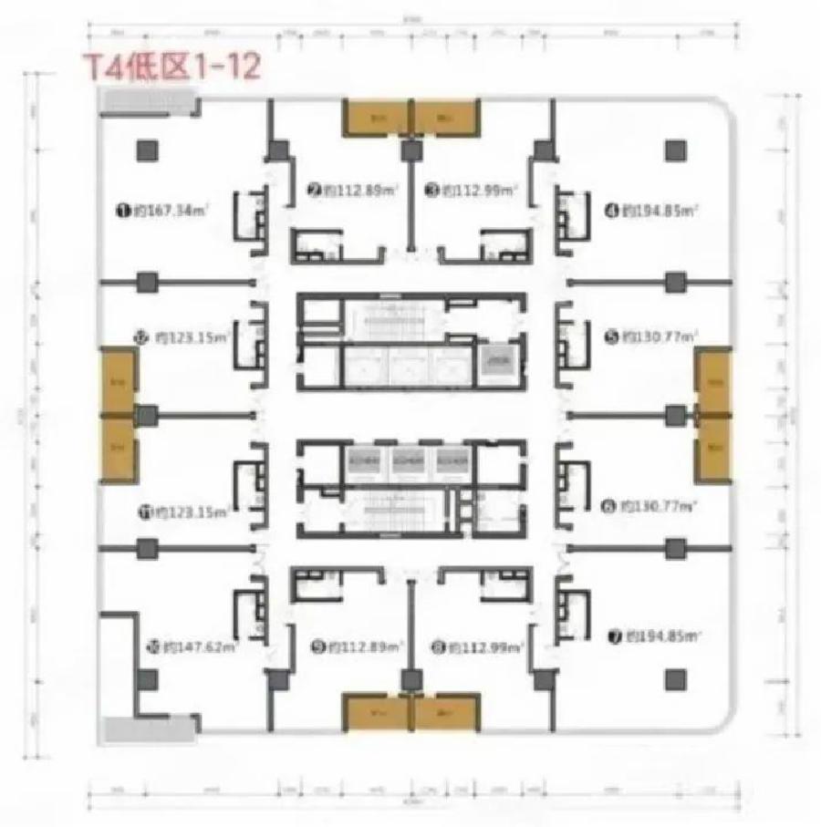 层高5.1米可做2层高利用率方大城一手红本现楼可接上下水6